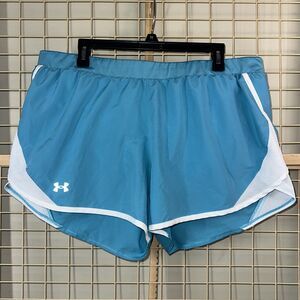Womens XXL 3" Inseam Under Armour Fly By 2.0 Shorts 1350196-433 Athletic Running